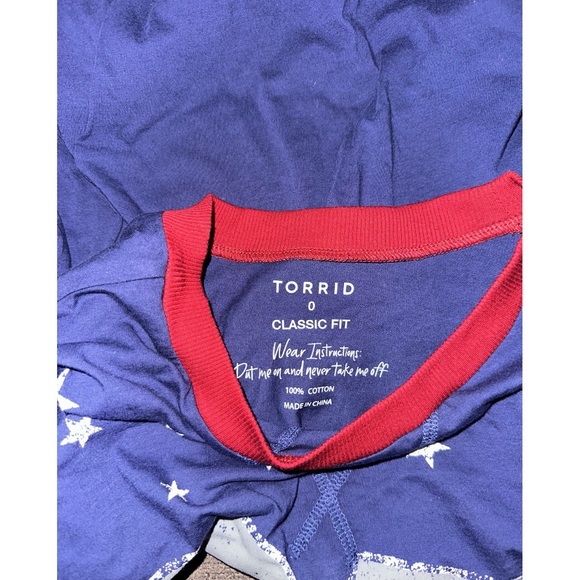 Torrid 95 Classic Cotton Crew Neck Varsity tee - Picture 5 of 6